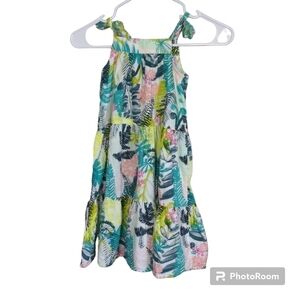 Tea Collection: Wujal Wujal Tiered‎ Sundress Tropical Floral Size 5